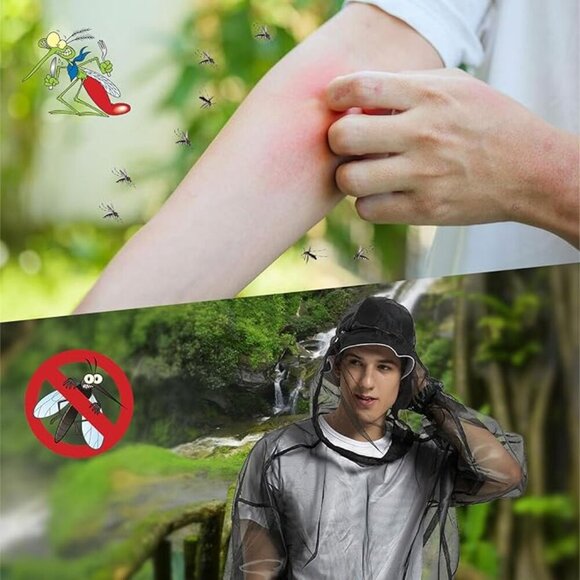 Outdoor High Density Mesh Jacket with Face Covering and Gloves - Picture 4 of 8